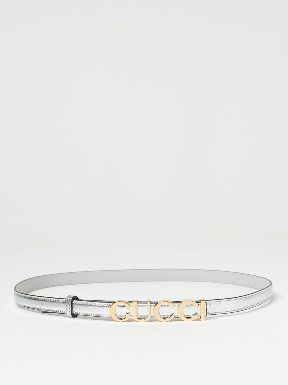 image of Gucci Belt Woman Silver, Women's