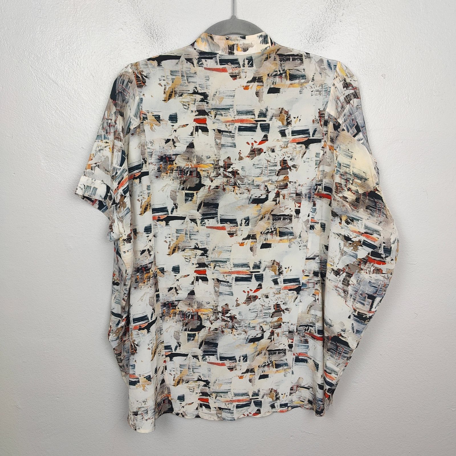 Allsaints AllSaints Fleet Dash Shirt Womens 4 100% Silk Size S / US 4 / IT 40 - 4 Thumbnail
