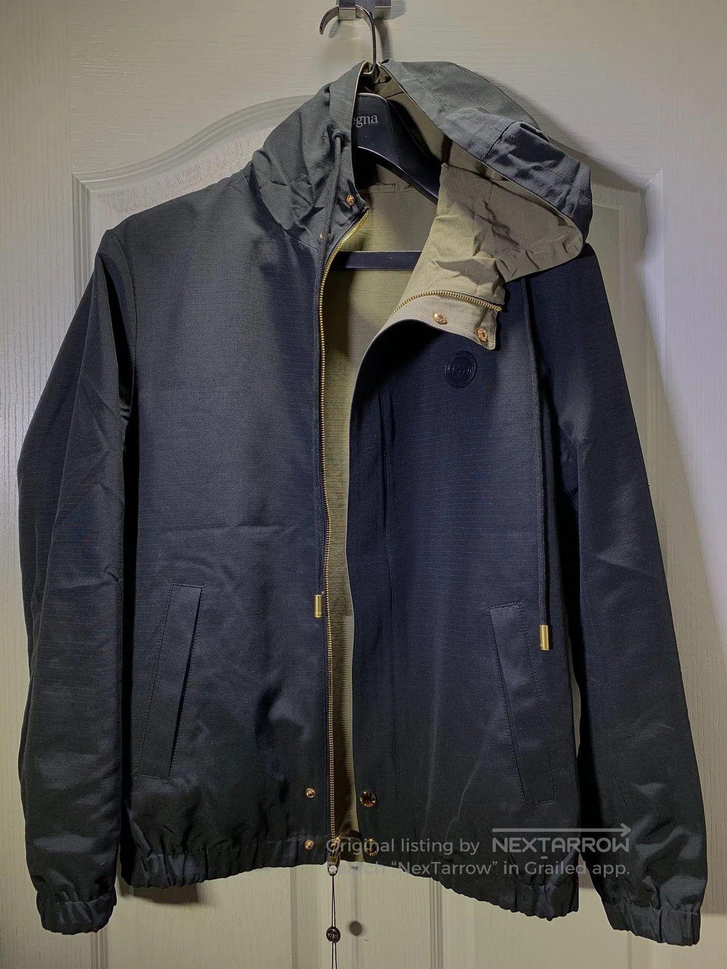 Japanese Brand Gucci Men's Double-Sided Hooded Jacket. Size US M / EU 48-50 / 2 - 8 Thumbnail