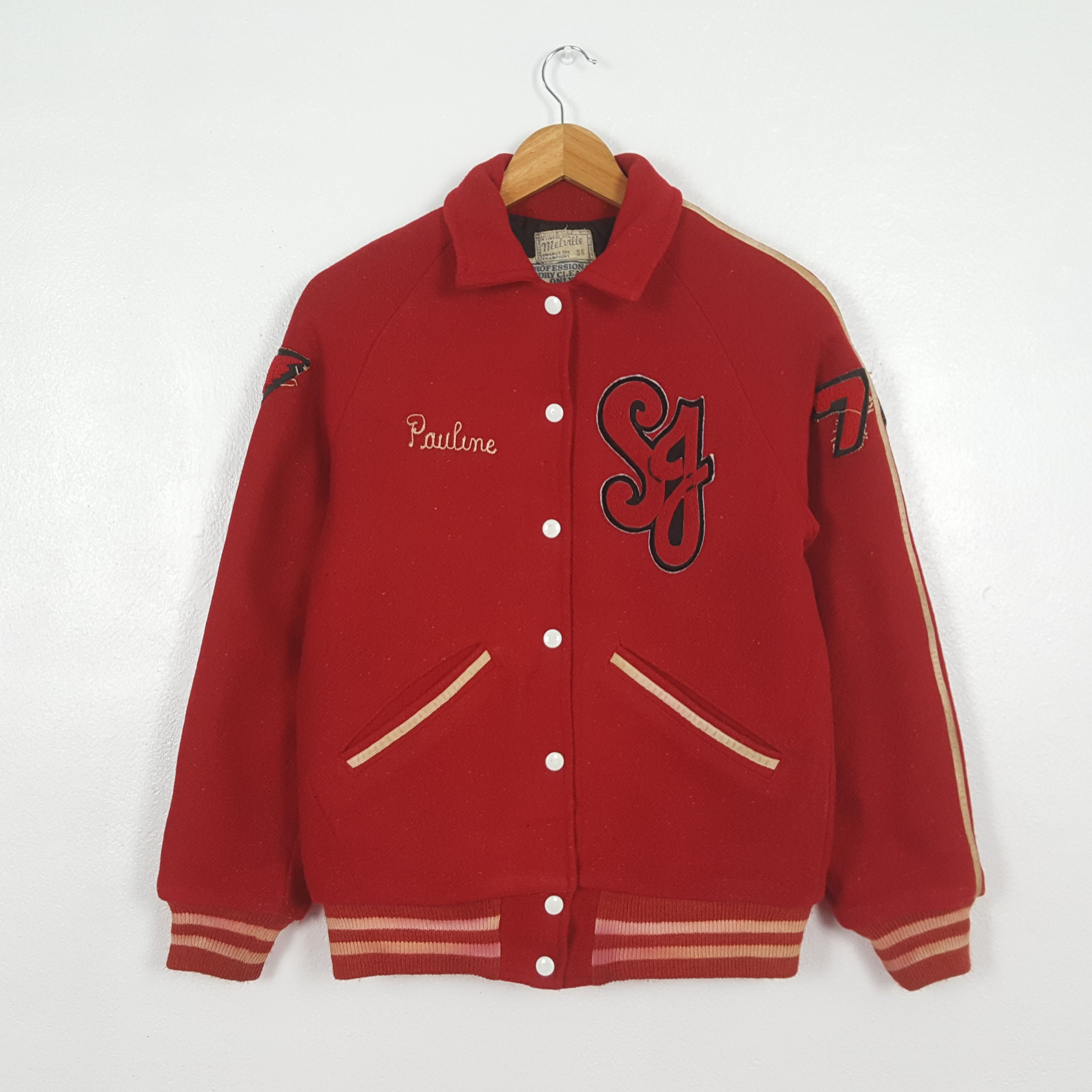 St. John Vintage St.Johns American Style Varsity Jacket C304N8 Size US S / EU 44-46 / 1 - 3 Thumbnail