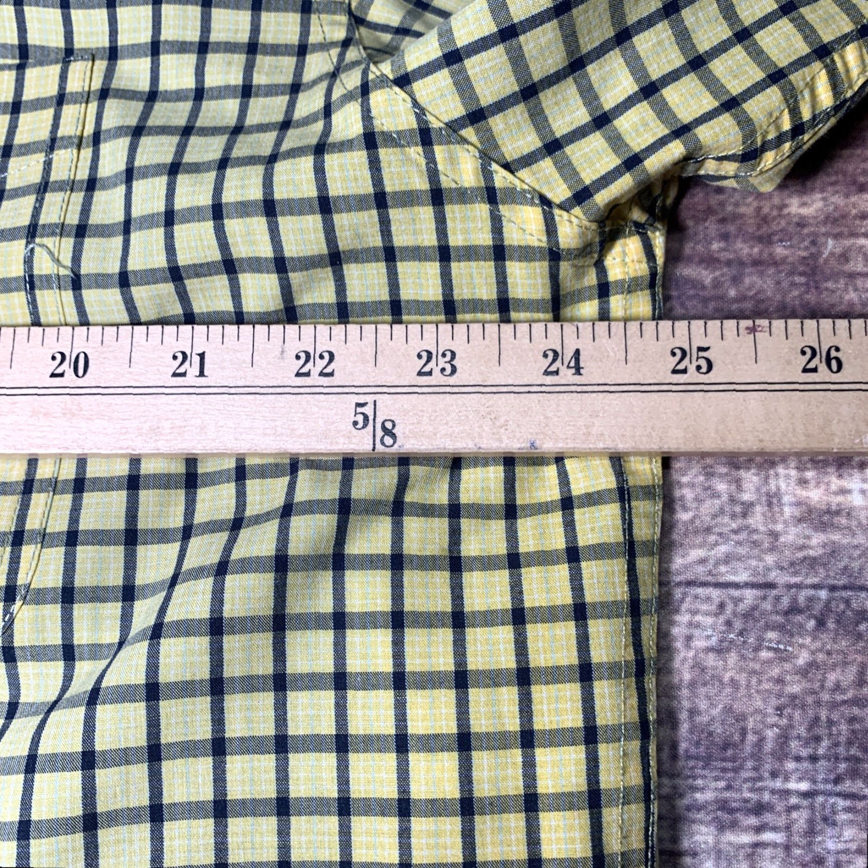 Chaps Chaps Shirt Button Down Long Sleeve Plaid Yellow Size Large Mens Size US L / EU 52-54 / 3 - 3 Thumbnail