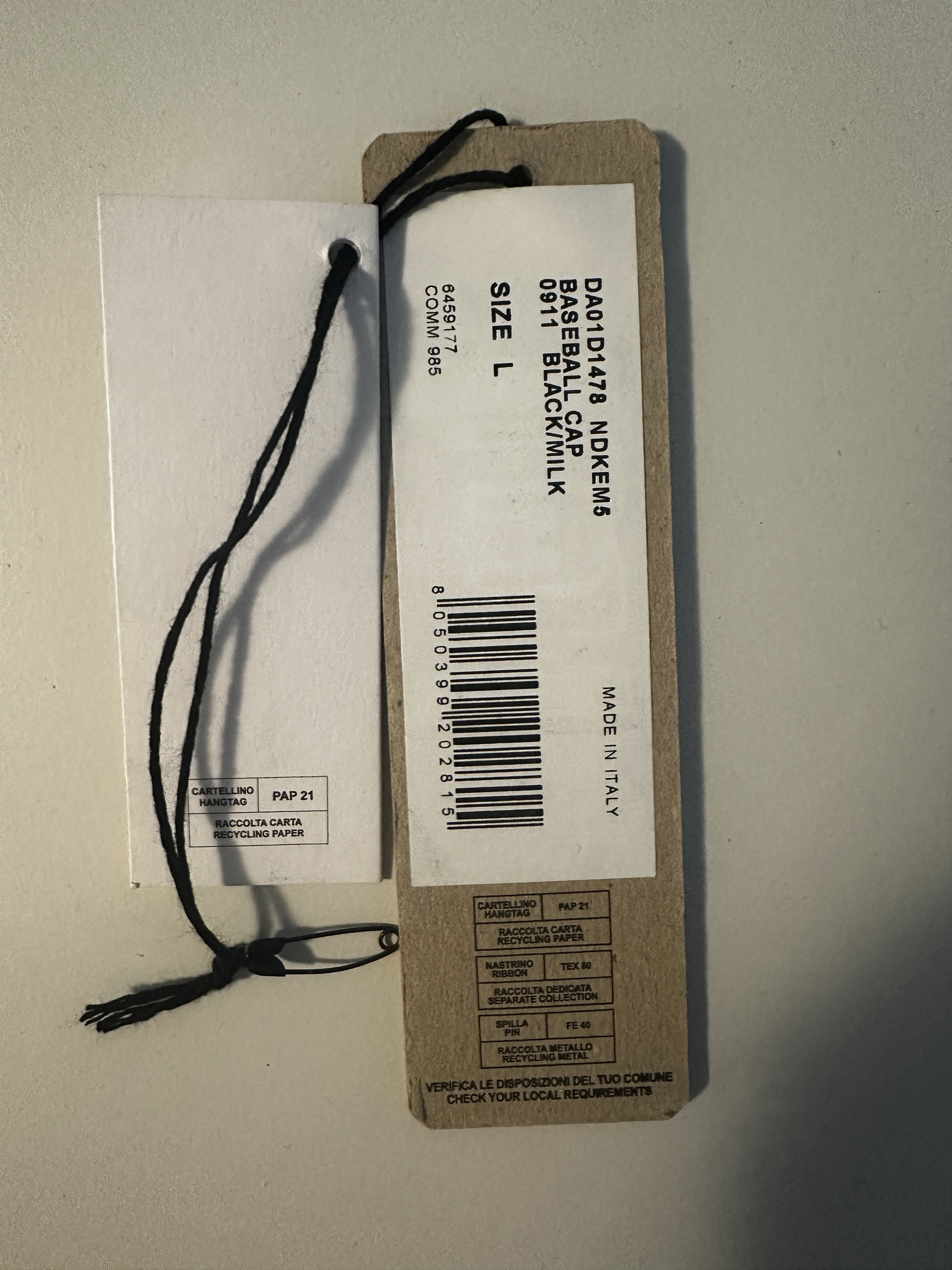 Rick Owens Drkshdw Rick Owens DRKR Hat Size ONE SIZE - 4 Thumbnail
