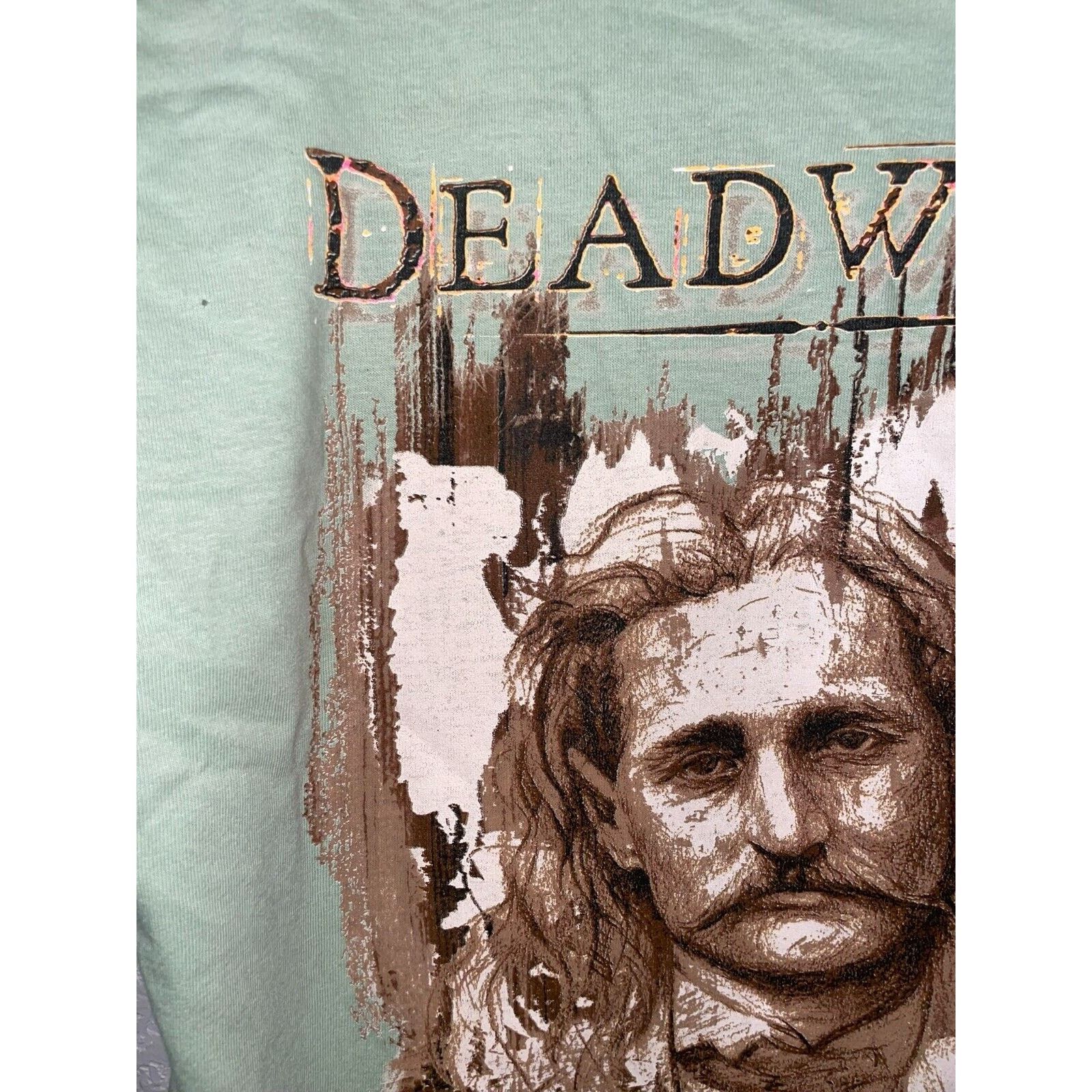 Gildan Vintage Deadwood Shirt Wild Bill Hickok Folk Hero Tee VTG M Size US M / EU 48-50 / 2 - 2 Thumbnail