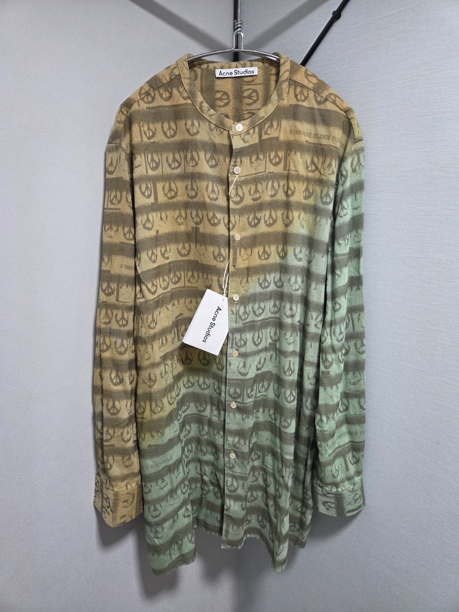 Acne Studios Acne Studios Peace logo dots Long Sleeve shirt Size US S / EU 44-46 / 1 - 1 Thumbnail