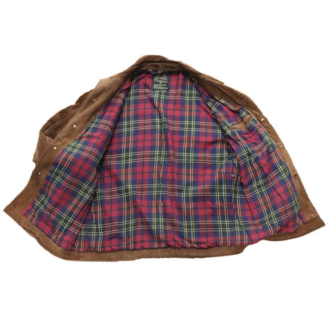 Polo Ralph Lauren × RRL Ralph Lauren × Ralph Lauren Ralph Lauren Polo Country Suede Jacket plaid lined (L) Size US L / EU 52-54 / 3 - 3 Thumbnail