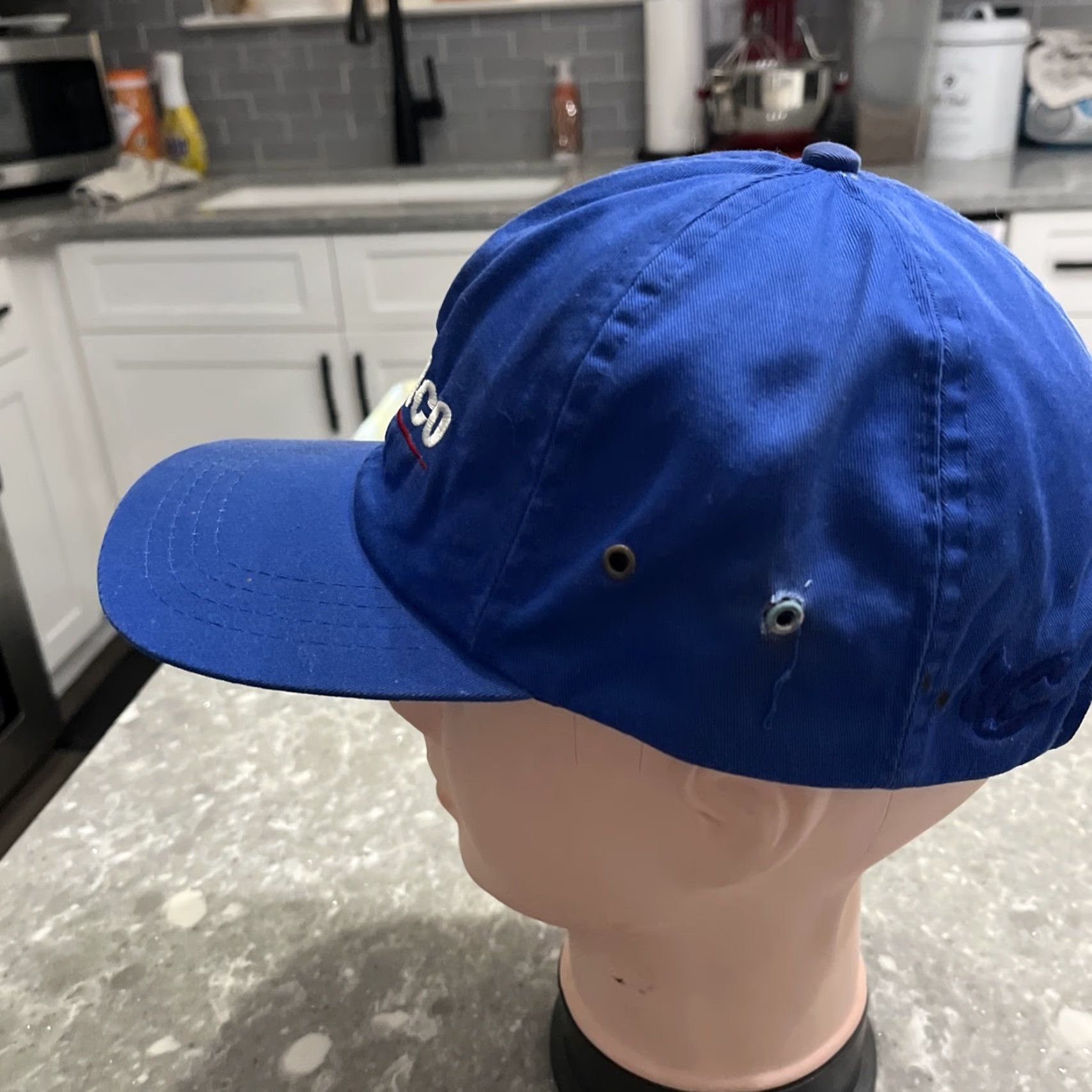 Chase Authentics VTG Chase Authentics Dale Earnhardt Jr. AC Delco Car Blue Hat NASCAR Autograph Baseball Cap Mens One Size Adjustable 90s Cars Sports Vintage Blue Tee? Size ONE SIZE - 3 Thumbnail