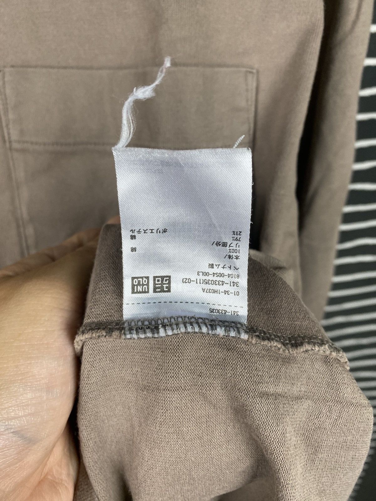 Christophe Lemaire Uniqlo U Christophe Lemaire L/S Pocket Tee Brown Large Size US L / EU 52-54 / 3 - 6 Thumbnail