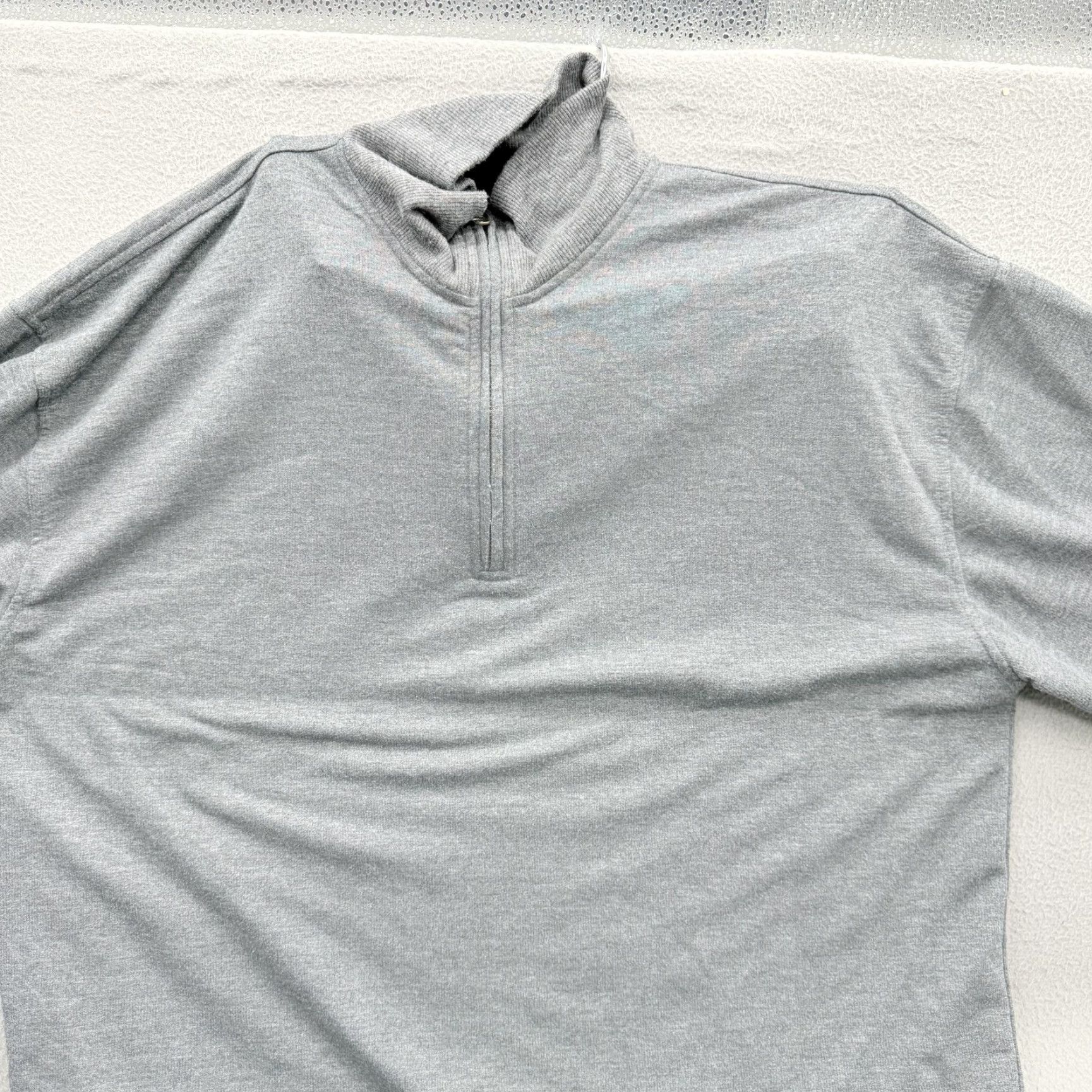 Polo Ralph Lauren Polo Ralph Lauren Pullover Mens L Gray 1/4 Zip Mock Neck Long Sleeve Polo Pony Logo Casual Shirt Size US L / EU 52-54 / 3 - 8 Thumbnail