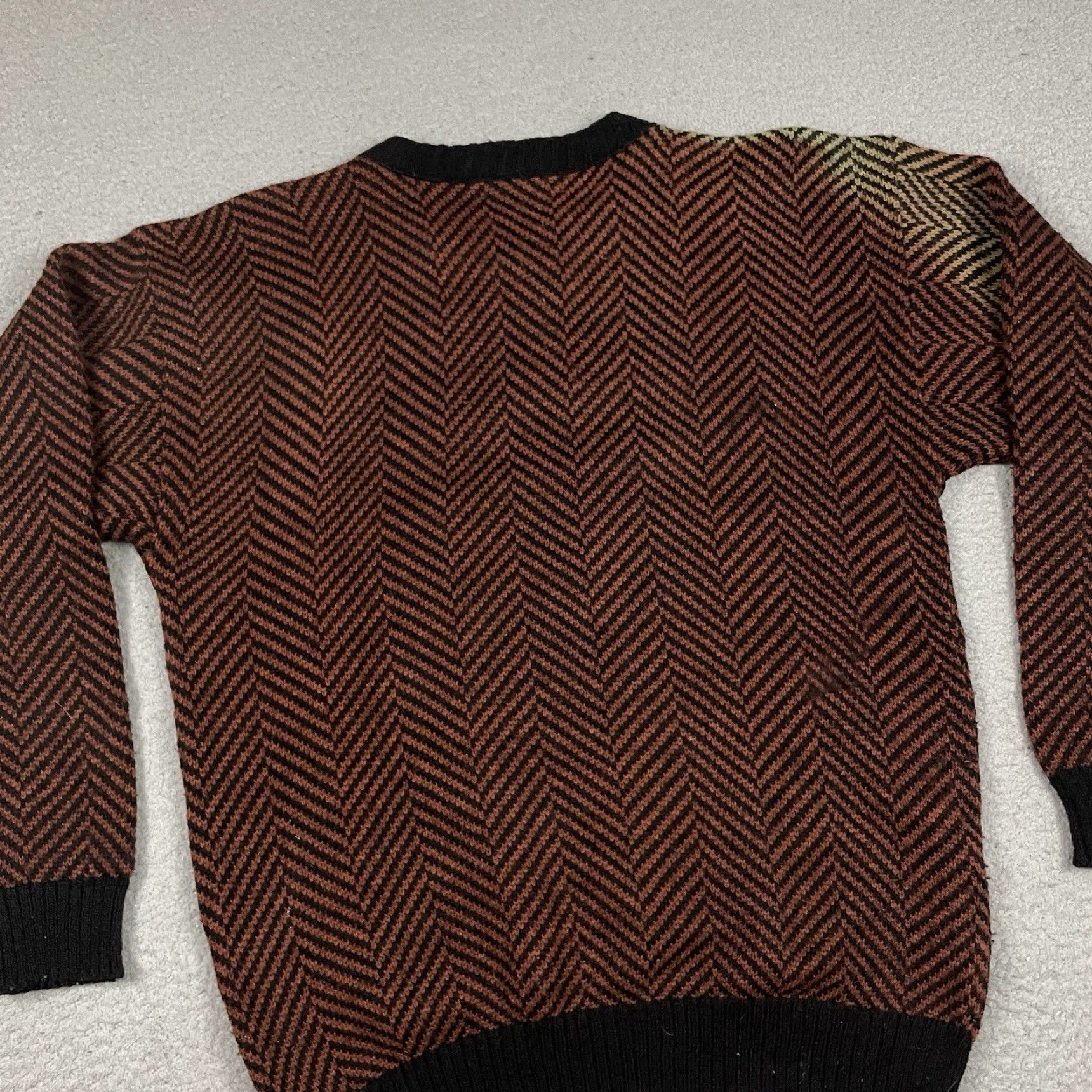 Vintage VINTAGE Atlas Sweater Mens L Red Knit Pullover 80s 90s USA Distressed Casual Size US L / EU 52-54 / 3 - 6 Thumbnail