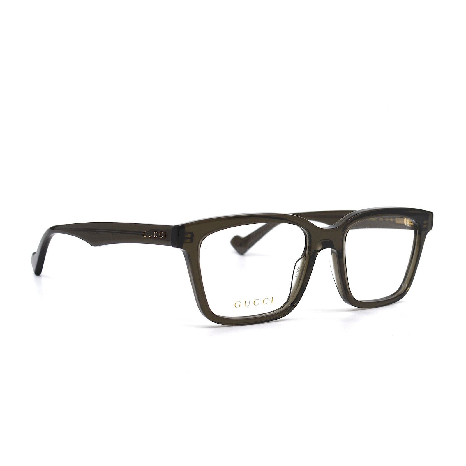 Gucci NEW Gucci GG0964O 003 Grey Transparent Authentic Eyeglasses Size ONE SIZE - 1 Thumbnail