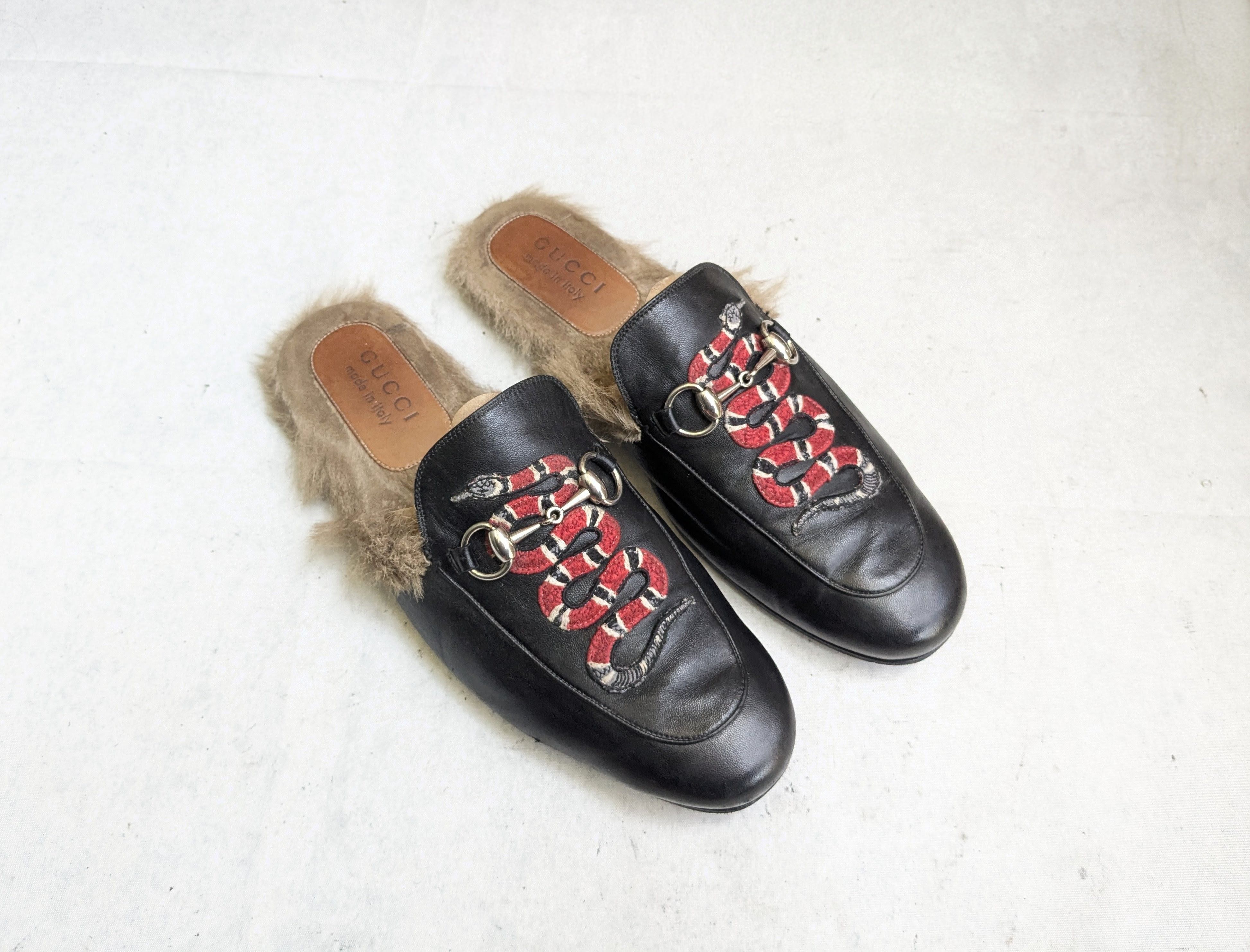 Gucci Gucci Princetown Horsebit Loafers Black 8.5 Leather Slip Ons Size US 8.5 / EU 41-42 - 1 Thumbnail