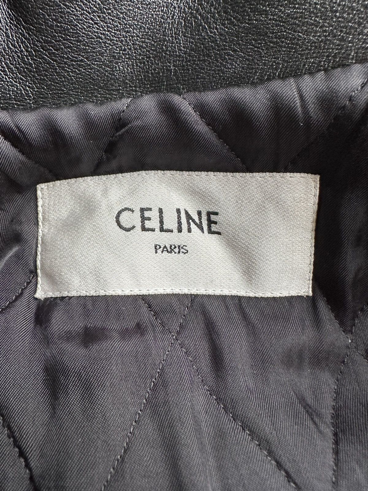 Celine SS22 $6500🤑 Celine biker D Ring leather jacket Hedi grail 48 Size US M / EU 48-50 / 2 - 21 Thumbnail