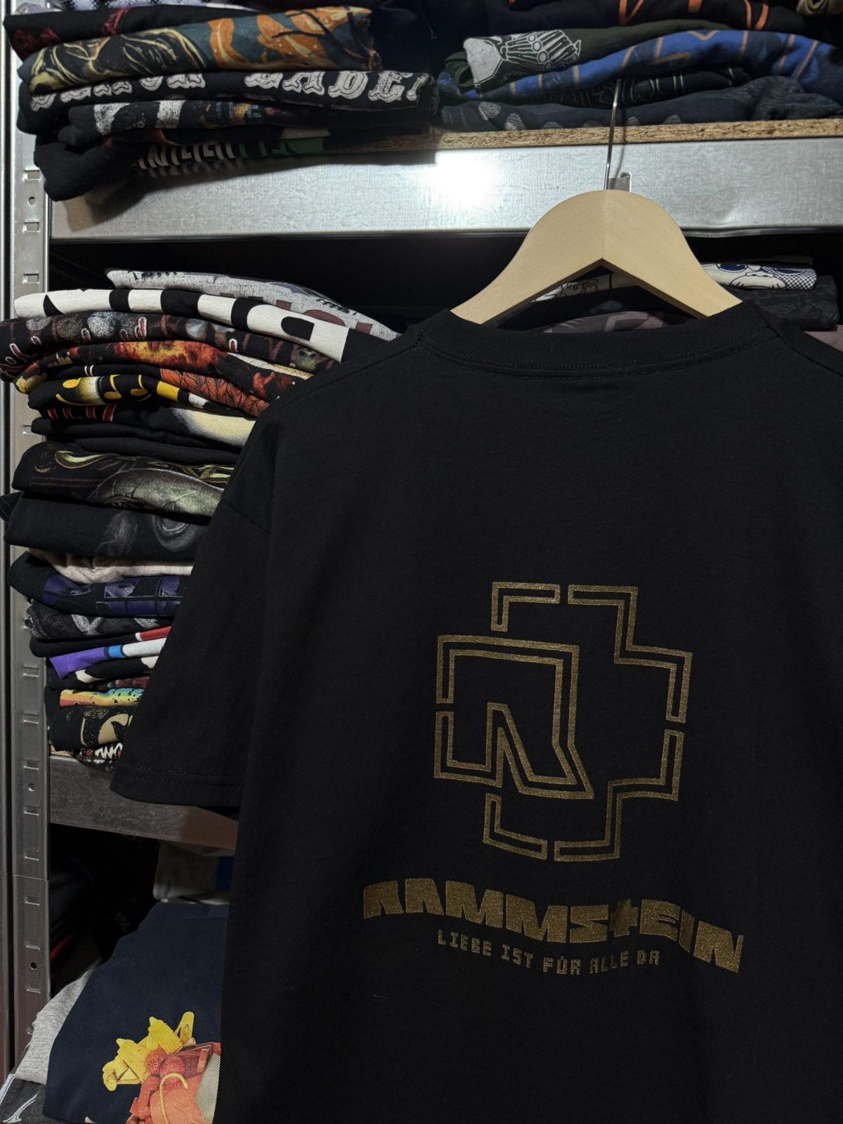 Band Tees Vintage 2009 Rammstein Liebe Ist Fur Alle Da Rock T-Shirt Size US XL / EU 56 / 4 - 4 Thumbnail