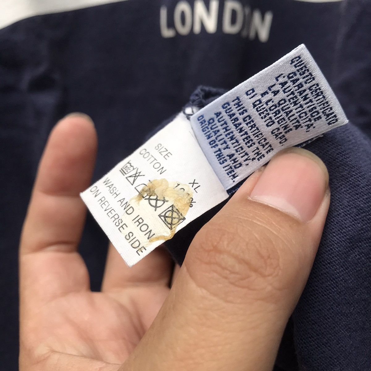 Lonsdale × Other UK × Vintage Lonsdale london Ringer tee tshirt colour navy blue size L Size US M / EU 48-50 / 2 - 11 Thumbnail