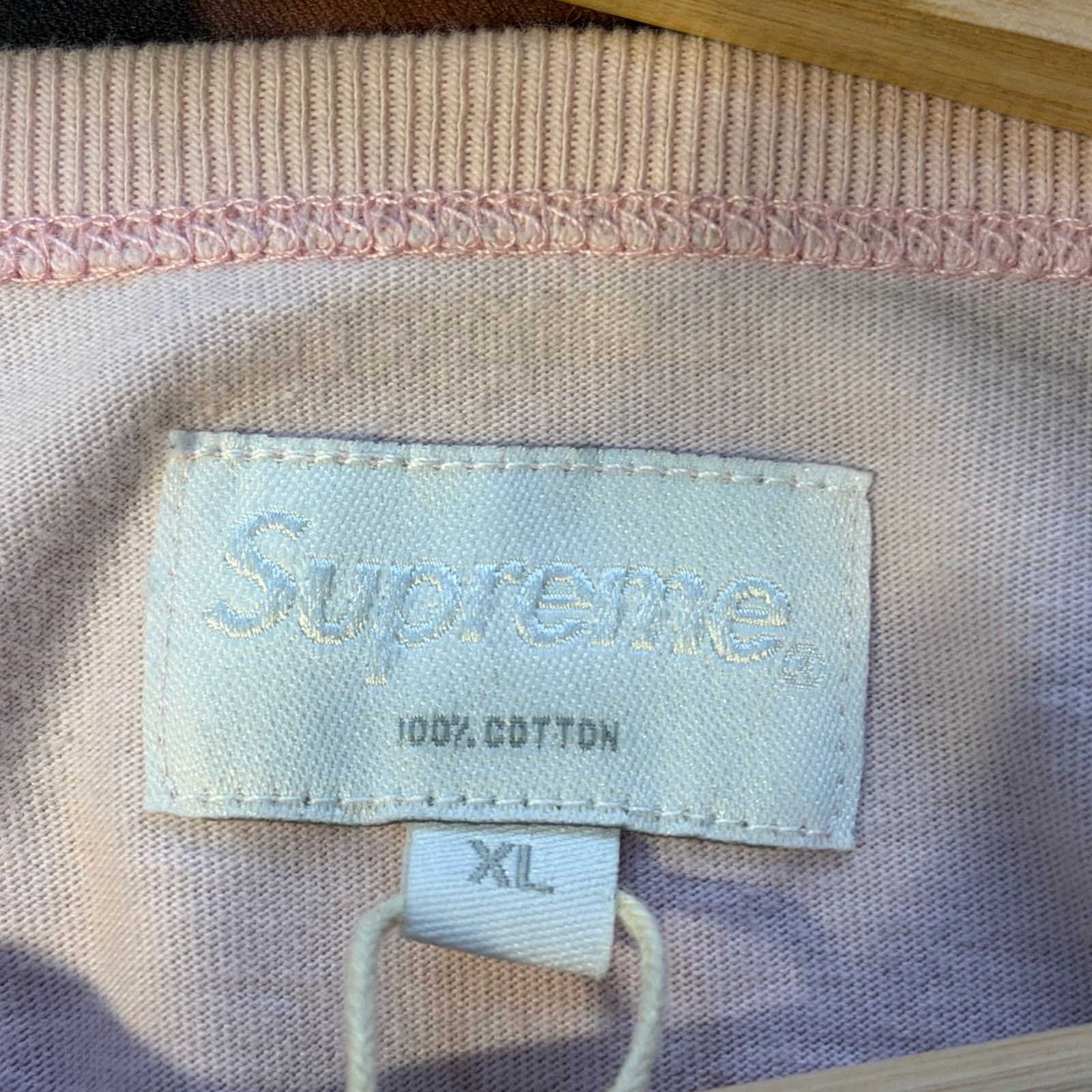 Supreme Supreme 2 Tone Embroidered T-Shirt Size US XL / EU 56 / 4 - 3 Thumbnail