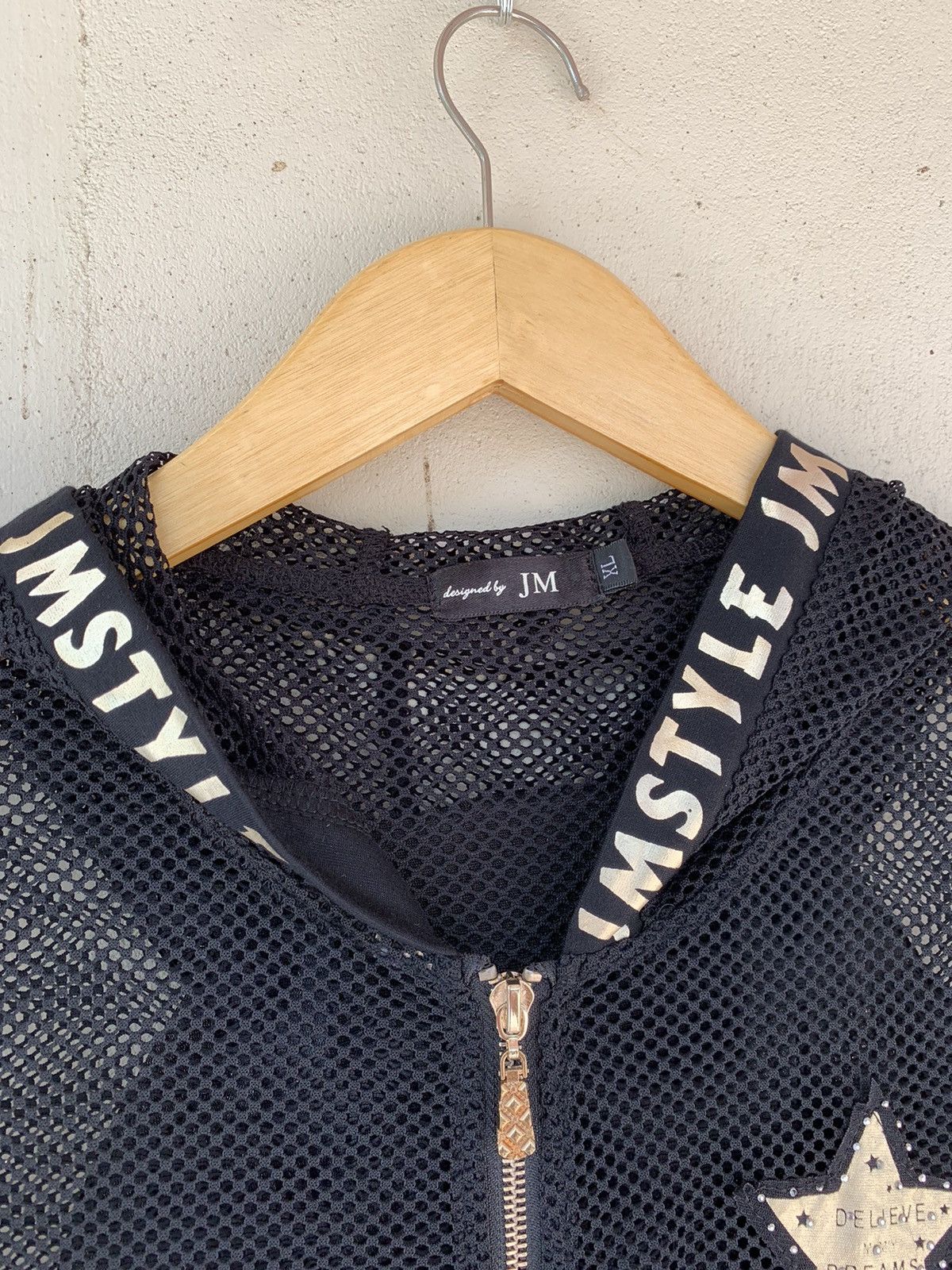 If Six Was Nine × In The Attic × KMRii 2000s Y2k Fishnet Hoodies JM style Size US M / EU 48-50 / 2 - 5 Thumbnail