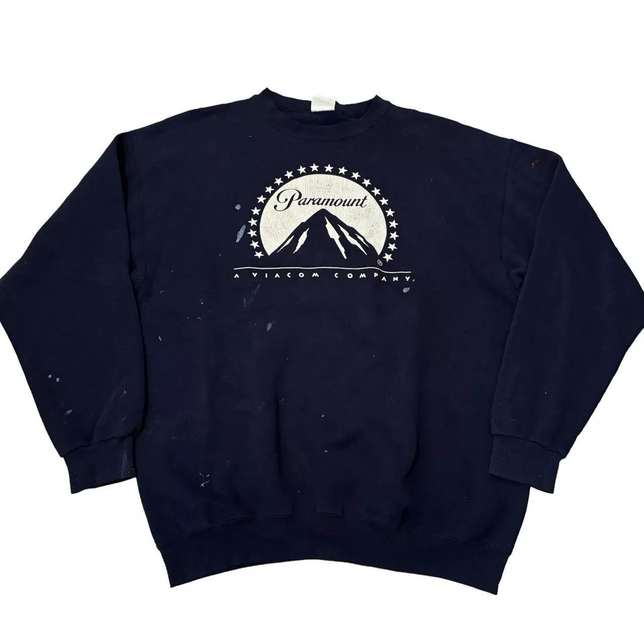 Vintage Vintage Paramount Studios Crewneck Sweatshirt - Navy Blue Size US M / EU 48-50 / 2 - 2 Thumbnail