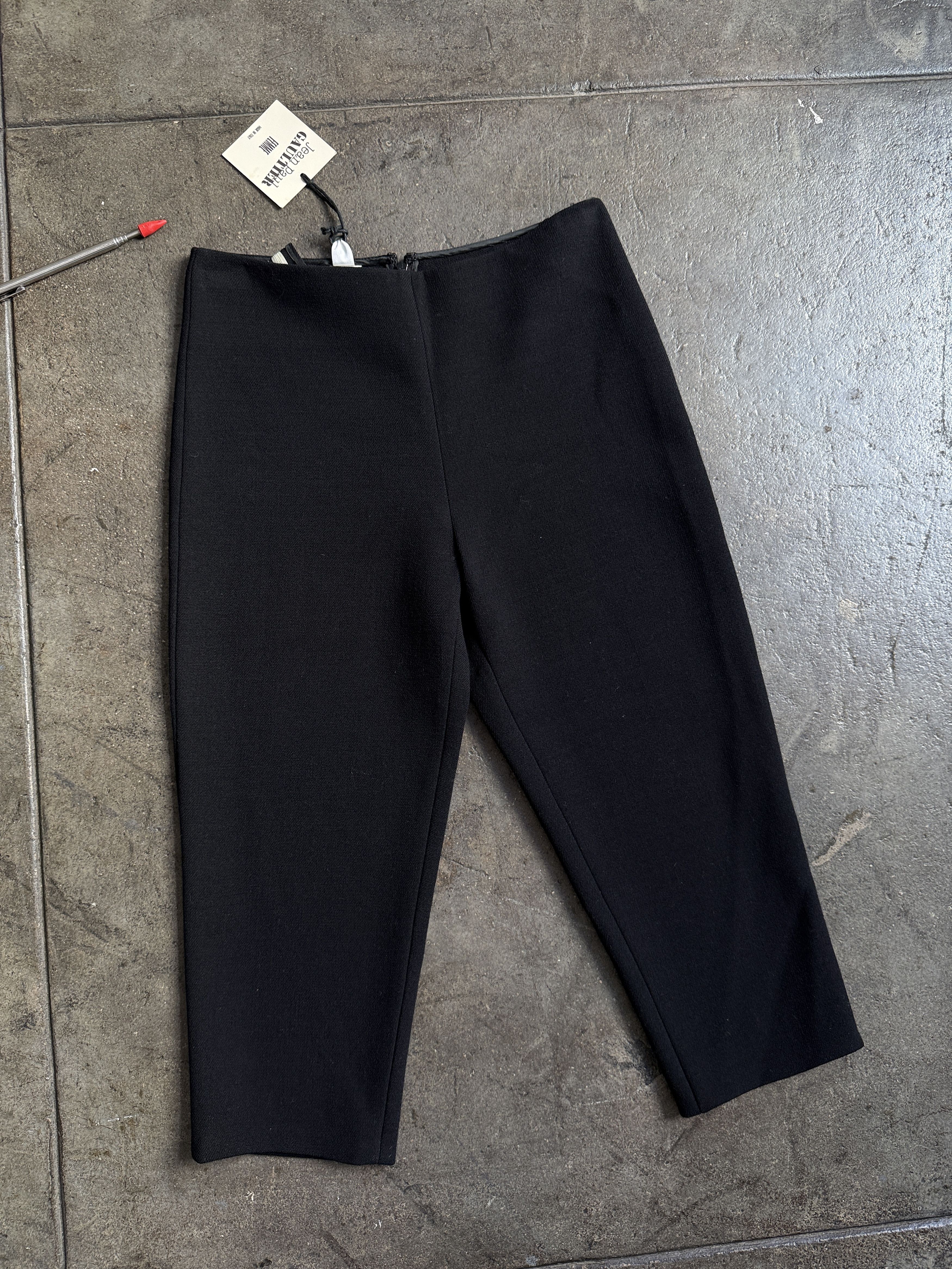 Jean Paul Gaultier Brand New Vintage 2000's Wool Capri Short Pants Size 27" / US 4 / IT 40 - 1 Thumbnail