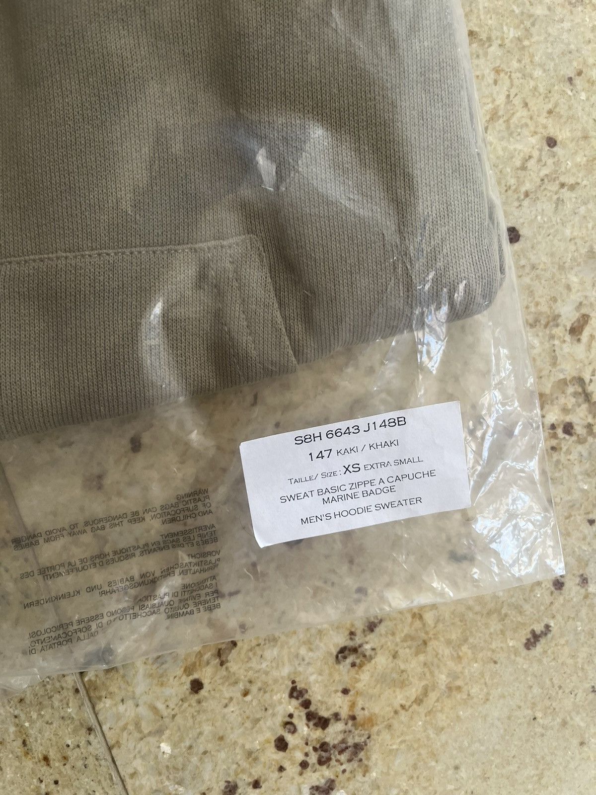 Balmain Lightweight Zip Up Hoodies in Khaki Size US XS / EU 42 / 0 - 13 Thumbnail
