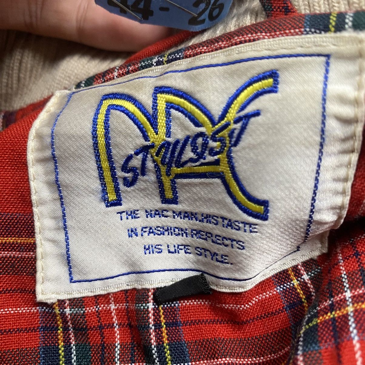 Japanese Brand Vintage 90s NAC Red Tartan Plaid Jacket Size US S / EU 44-46 / 1 - 7 Thumbnail