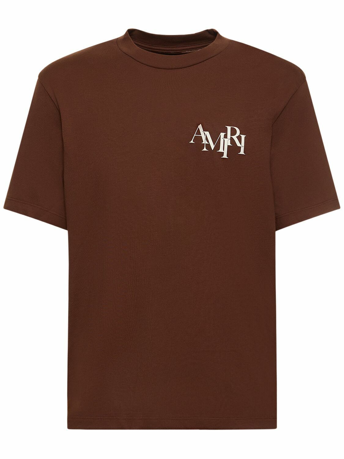 o1y0525 Logo T-Shirt in Brown