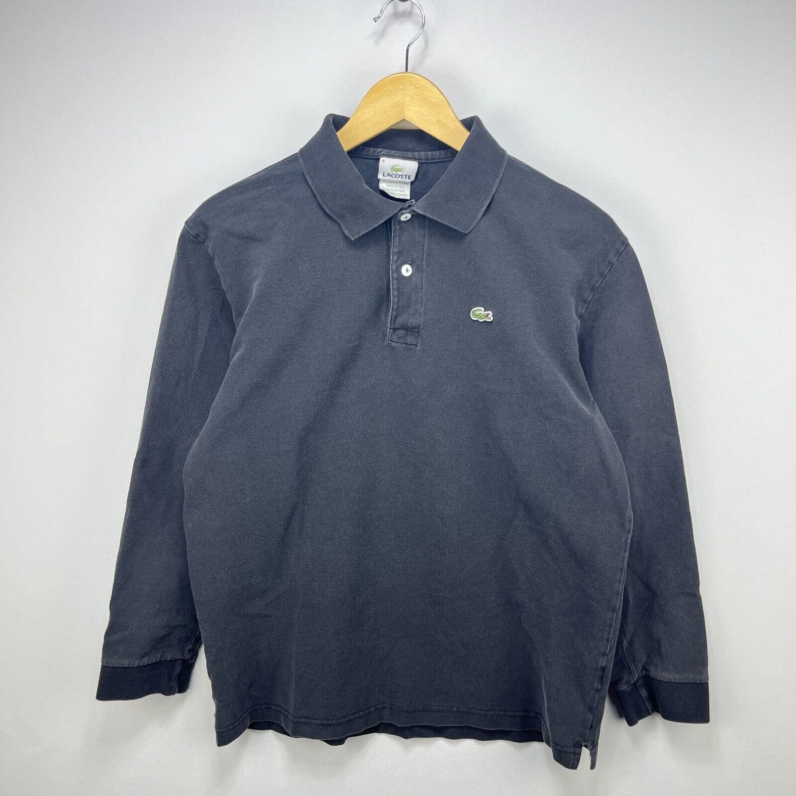 Lacoste × Vintage Vintage Lacoste Rugby Long Sleeve Shirt Medium Size US M / EU 48-50 / 2 - 1 Thumbnail