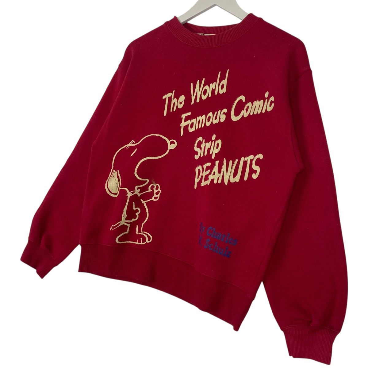 Other Vintage Peanuts Snoopy Crewneck Sweatshirt Red Size US S / EU 44-46 / 1 - 2 Thumbnail