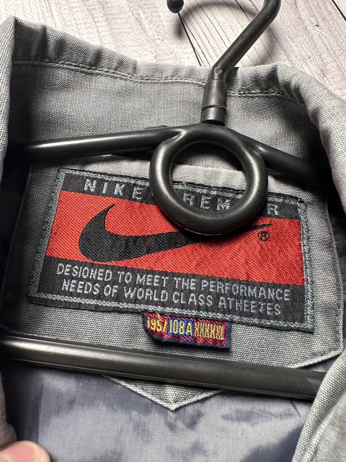 Nike × Vintage Vintage Nike Denim jacket pocket rare size XXL faded Size US XXL / EU 58 / 5 - 7 Thumbnail