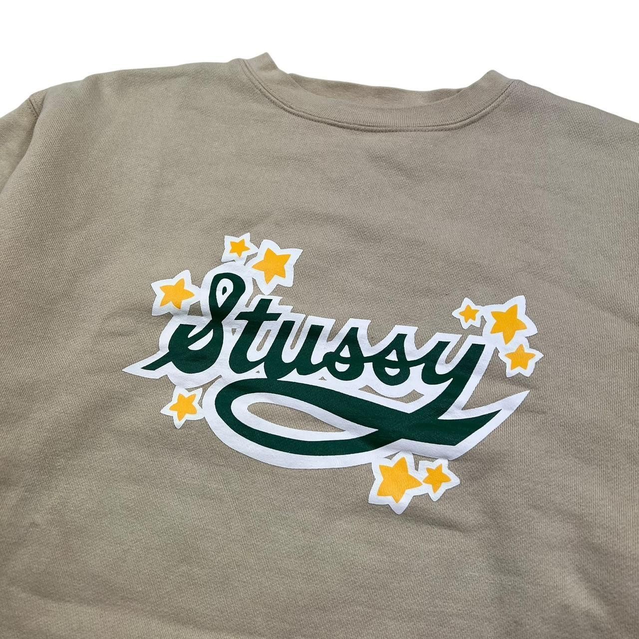 Stussy Vintage 2000s Stussy Sweatshirt Cream - Large Size US L / EU 52-54 / 3 - 2 Thumbnail