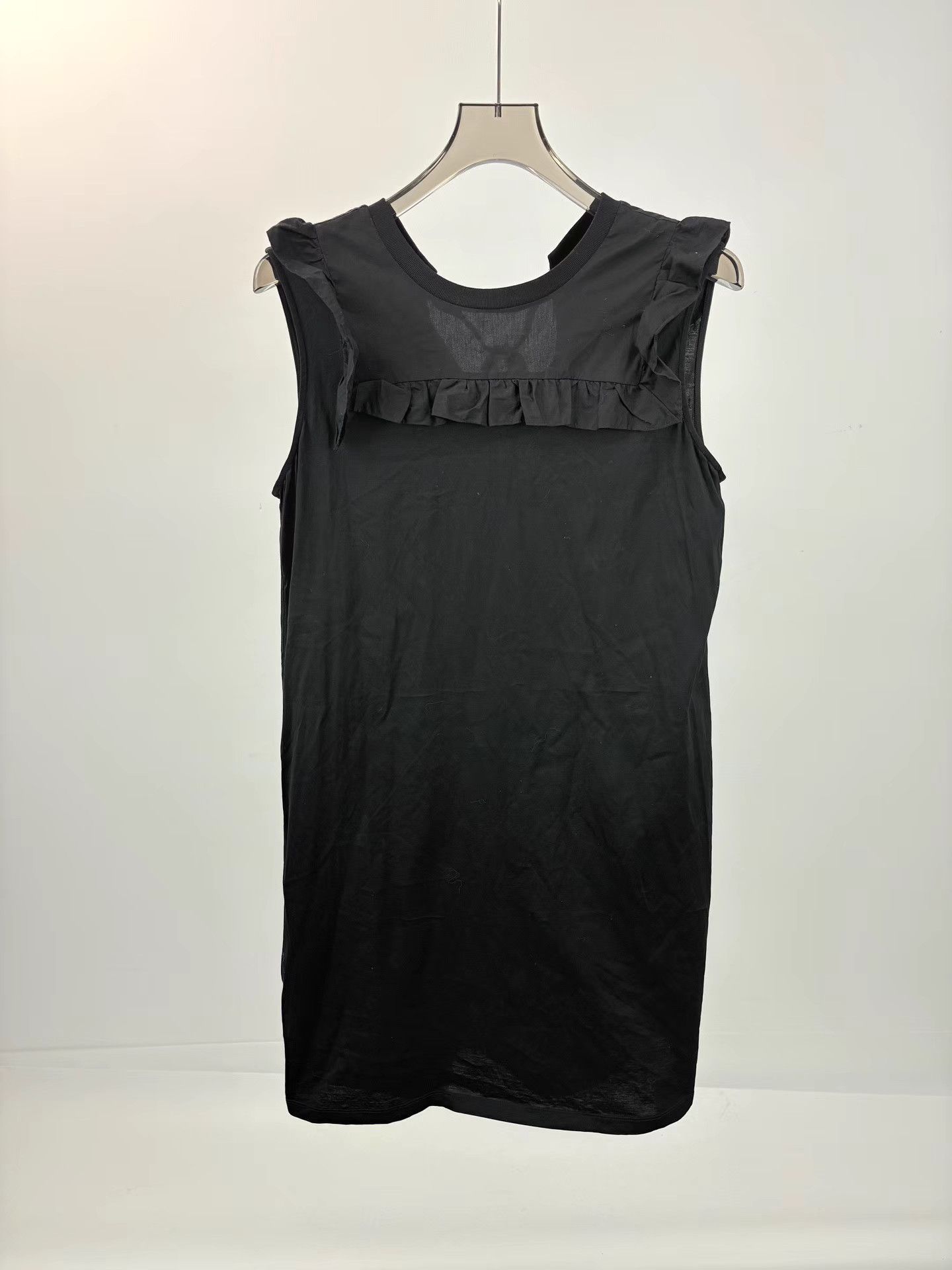 Prada PRADA Lace Trim Sleeveless Dress K1 Size M / US 6-8 / IT 42-44 - 1 Thumbnail