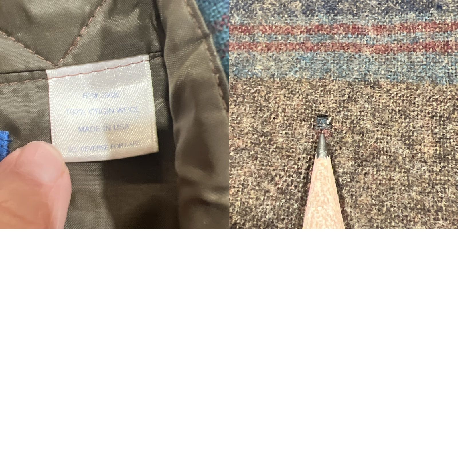 Pendleton Pendleton Wool Shirt Men M Pocket Long Sleeve Plaid Size US M / EU 48-50 / 2 - 9 Thumbnail