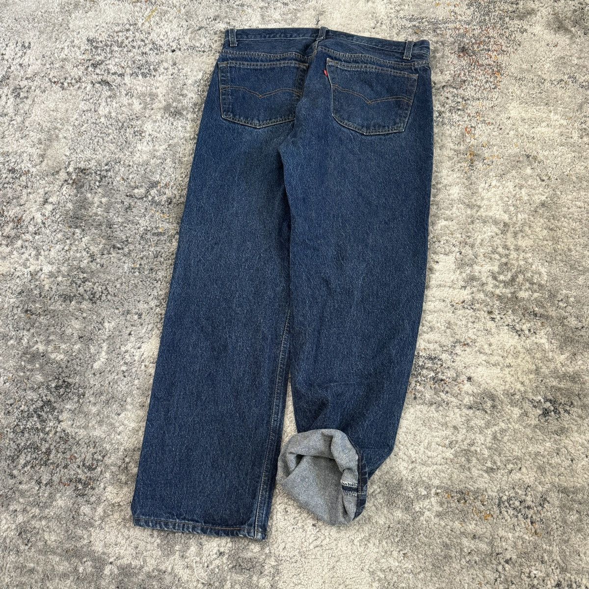 Japanese Brand × Levi's × Vintage Vintage 80s Levi’s 501 dark wash wide leg button fly jeans Size US 36 / EU 52 - 2 Thumbnail