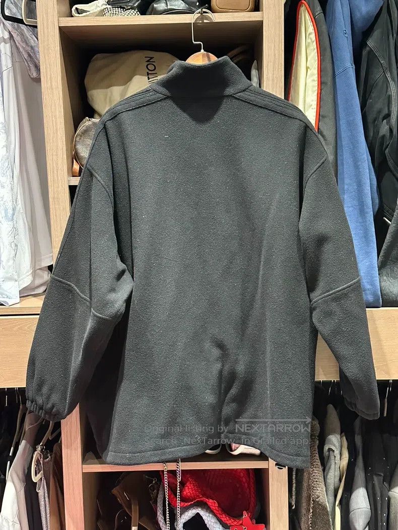 Balenciaga Balenciaga Black Large Logo Fleece Jacket Size US S / EU 44-46 / 1 - 2 Thumbnail