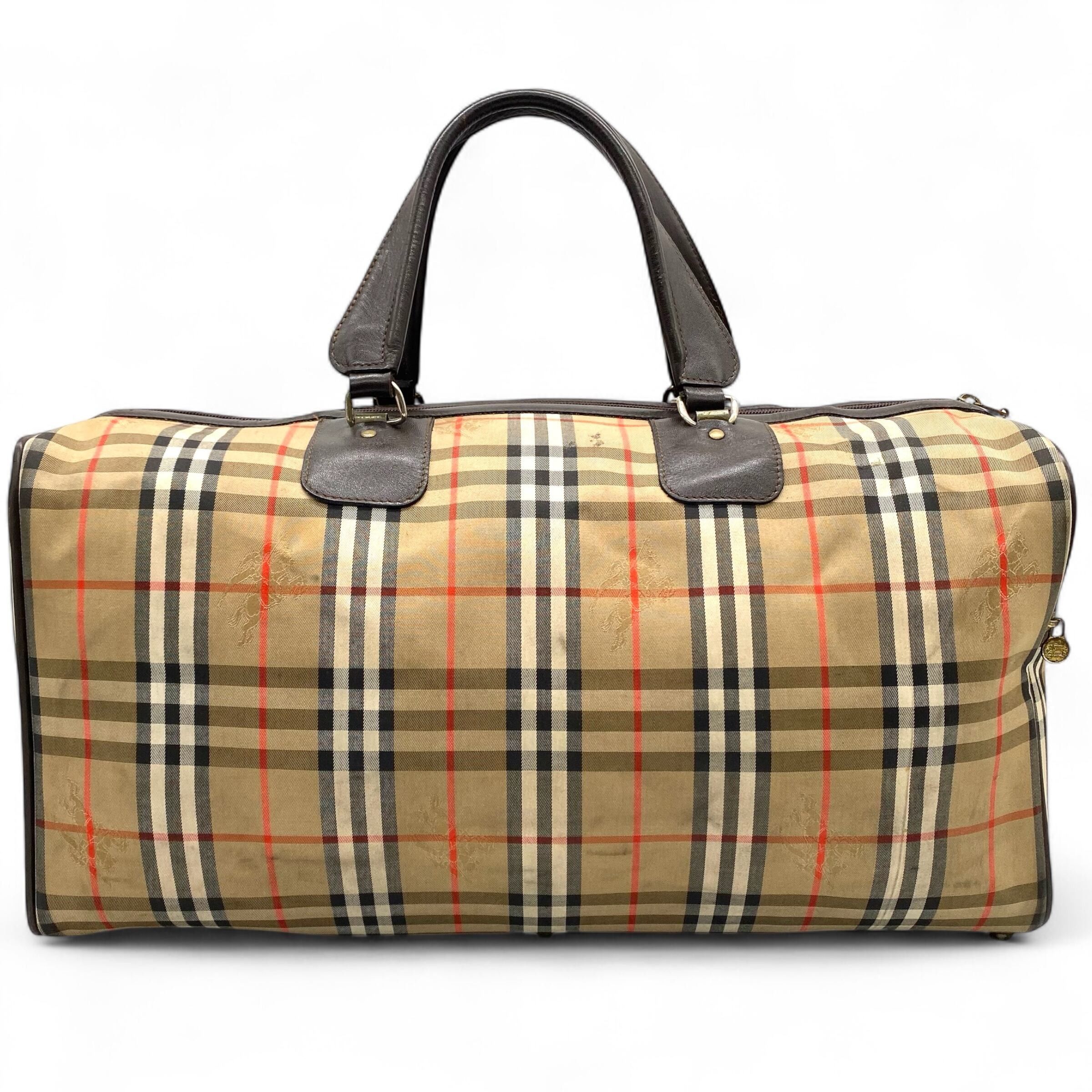 Burberry Vintage Burberyys Boston Bag Nova Check Size ONE SIZE - 2 Thumbnail