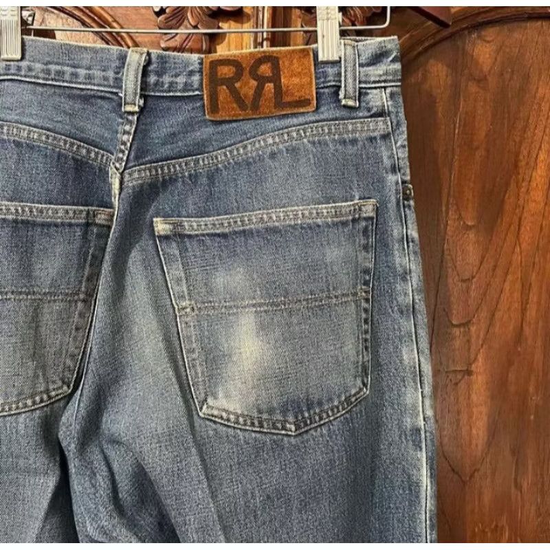 RRL Ralph Lauren Vintage double RL denim Size US 33 - 7 Thumbnail