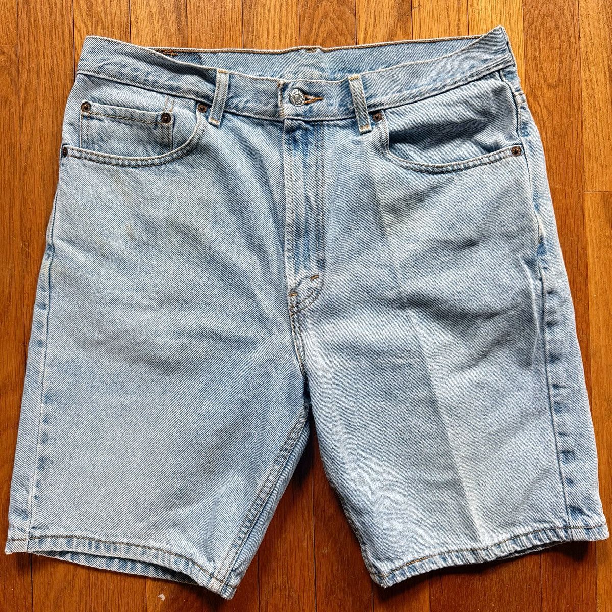 Levi's Vintage Levi’s 505 Regular Fit Jean Shorts Jorts Size US 34 / EU 50 - 6 Thumbnail