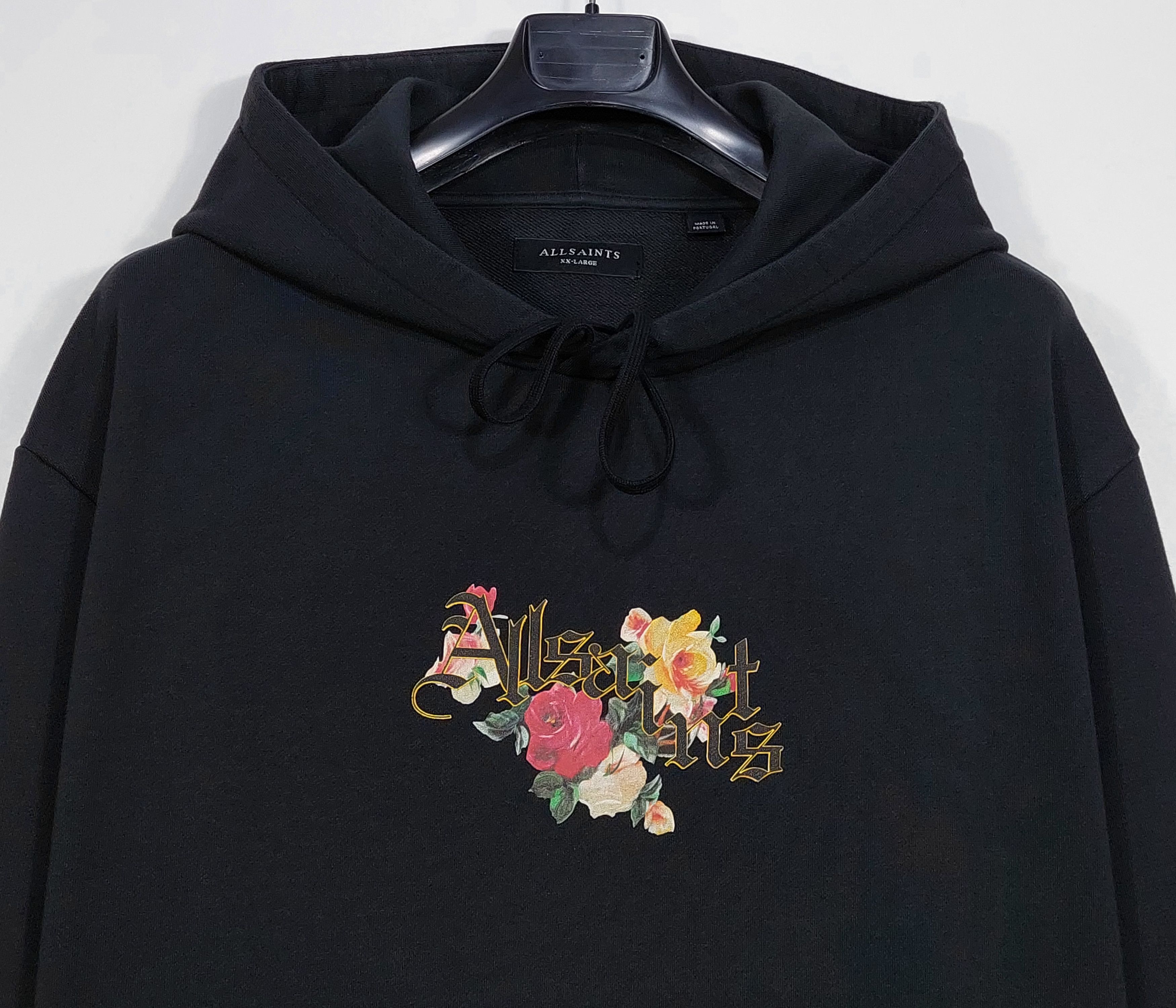Allsaints bounty print hoodie - black XXL Size US XXL / EU 58 / 5 - 7 Thumbnail