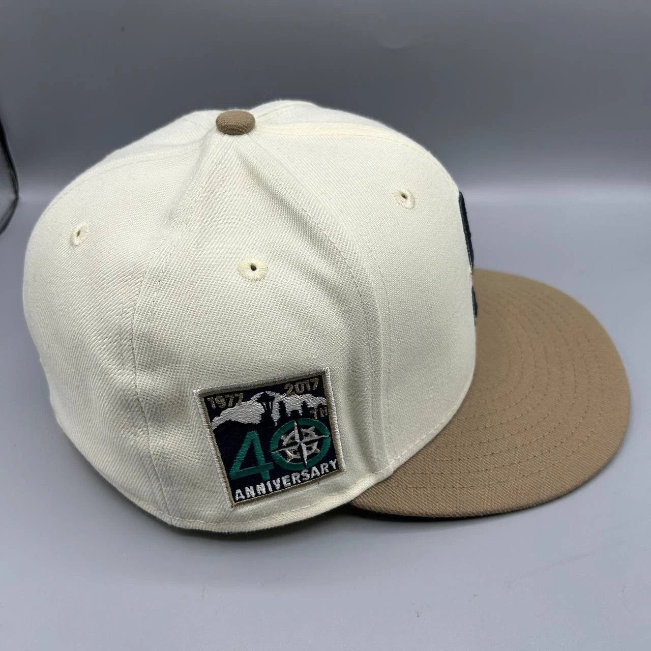 New Era Seattle Mariners Hat Men 7 3/8 59Fifty New Era MLB Fitted Size ONE SIZE - 7 Thumbnail
