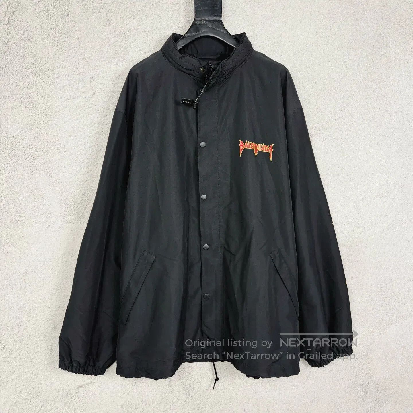 Balenciaga Balenciaga Size48 FW22 Logo Printed Single-Pull Zipper Regu Size US M / EU 48-50 / 2 - 1 Thumbnail