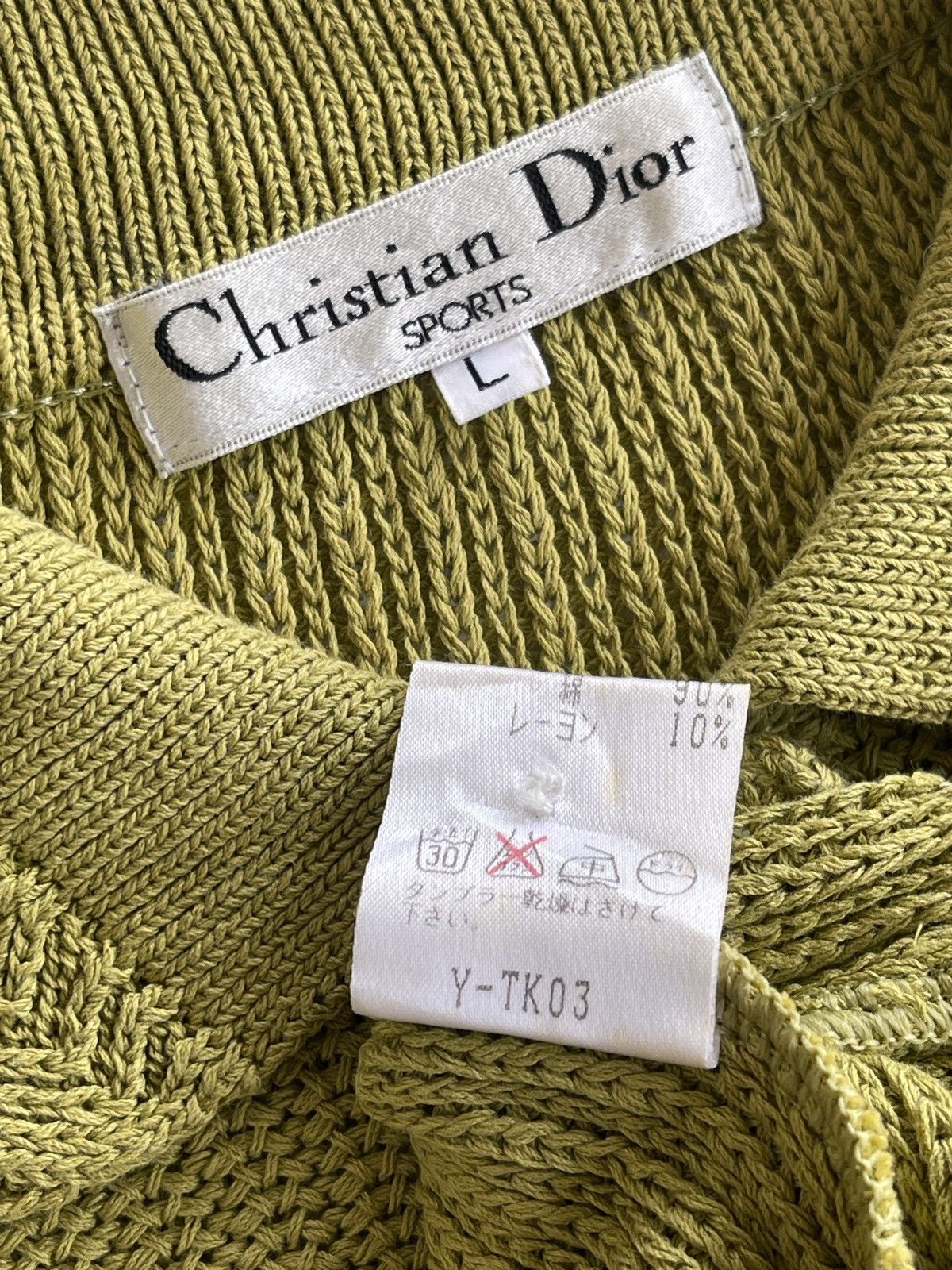 Christian Dior Monsieur Christian Dior Luxury Knitted Polos Size L / US 10 / IT 46 - 9 Thumbnail