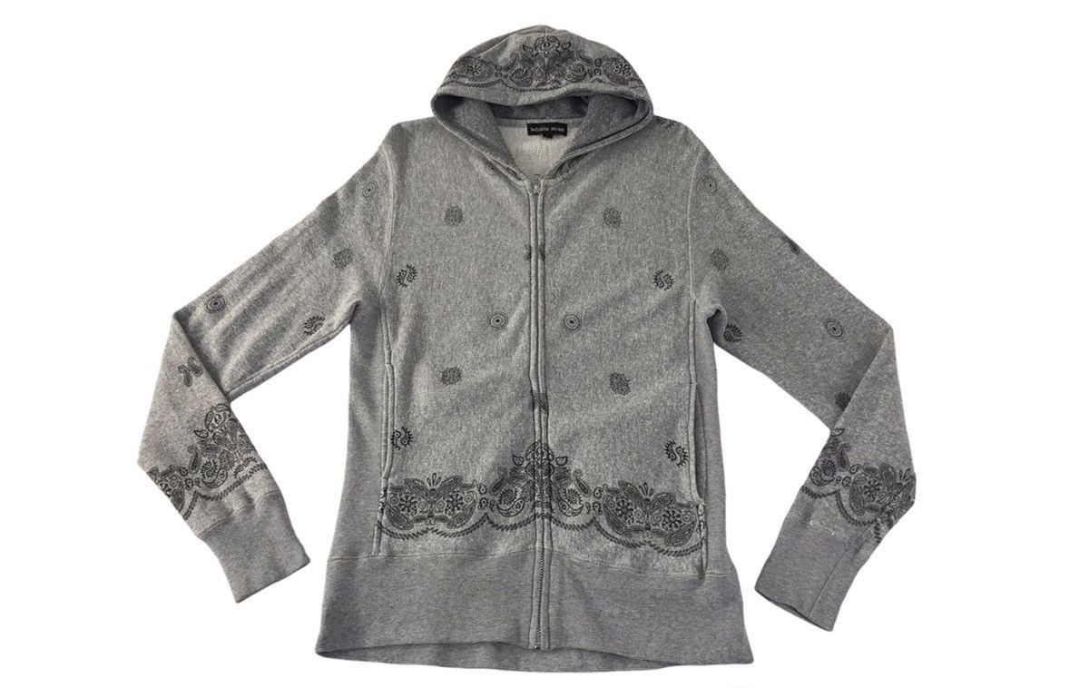 Japanese Brand Vtg Sweater Defectibe Struct Hoodie Paisley Art Zipper Style Size US S / EU 44-46 / 1 - 1 Thumbnail