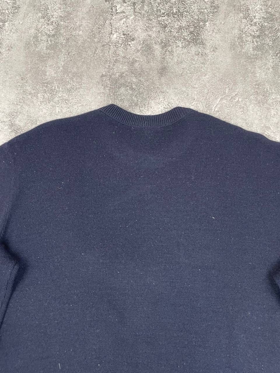 Lacoste Lacoste Men Cotton Knit Sweater Crewneck Pullover Navy Size US XL / EU 56 / 4 - 8 Thumbnail