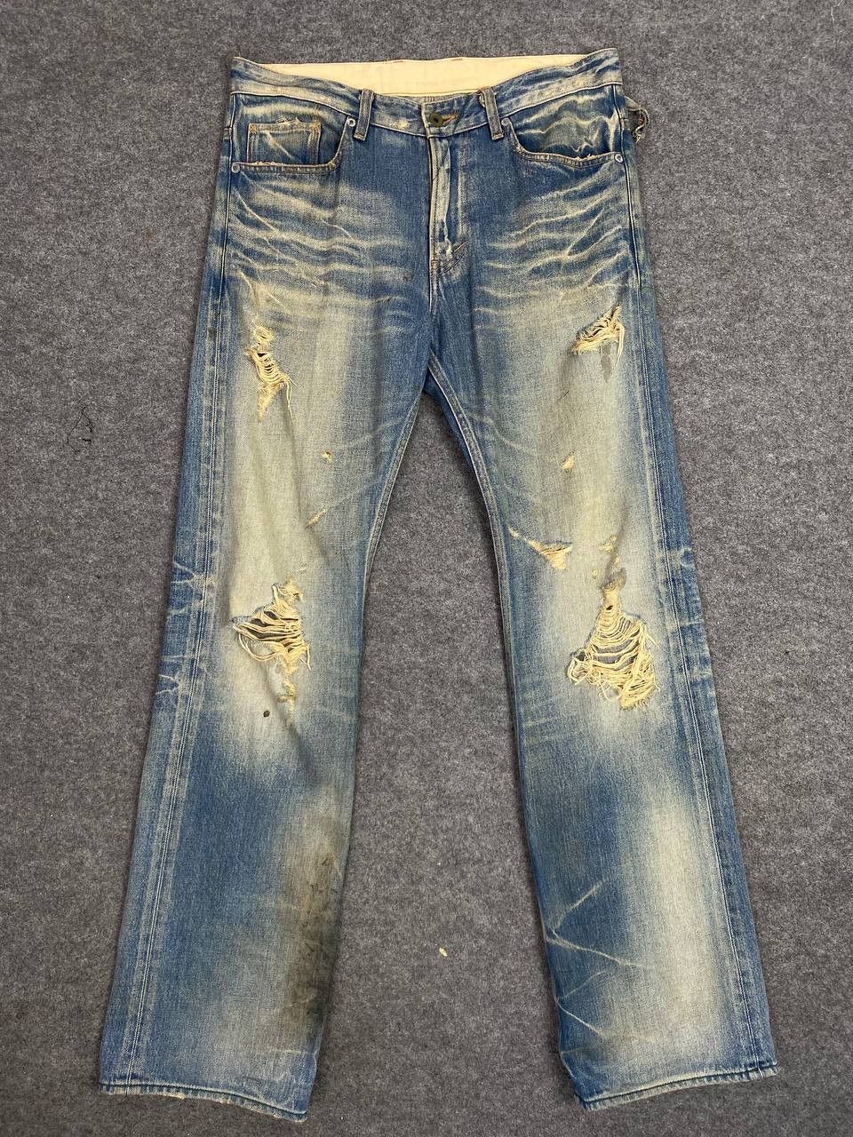 R.Newbold vintage r.newbold distressed denim nice design Size US 36 / EU 52 - 10 Thumbnail