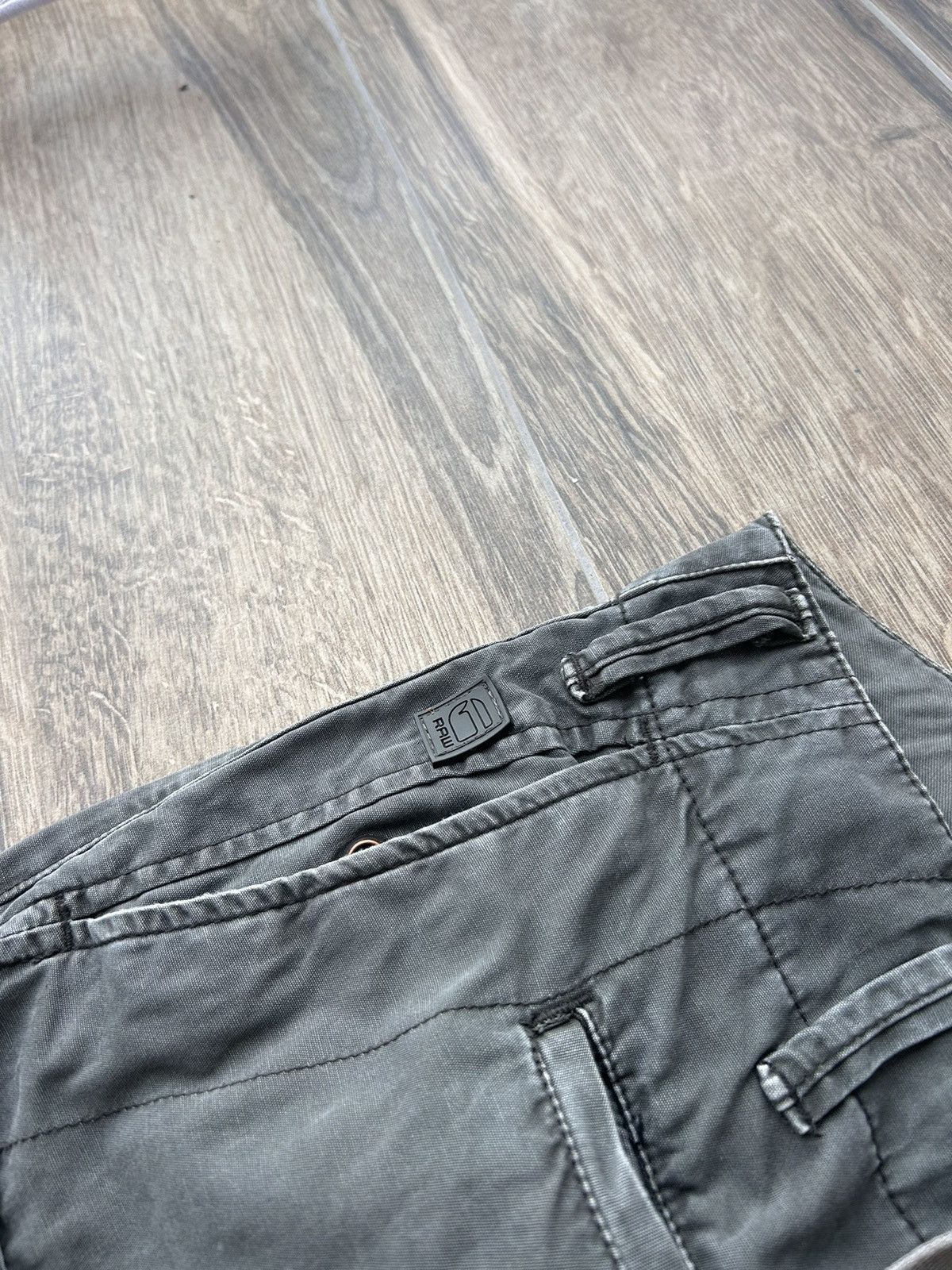 G-Star × Vintage Vintage G star Raw cargo 3301 pants mens y2k faded Size US 32 / EU 48 - 7 Thumbnail