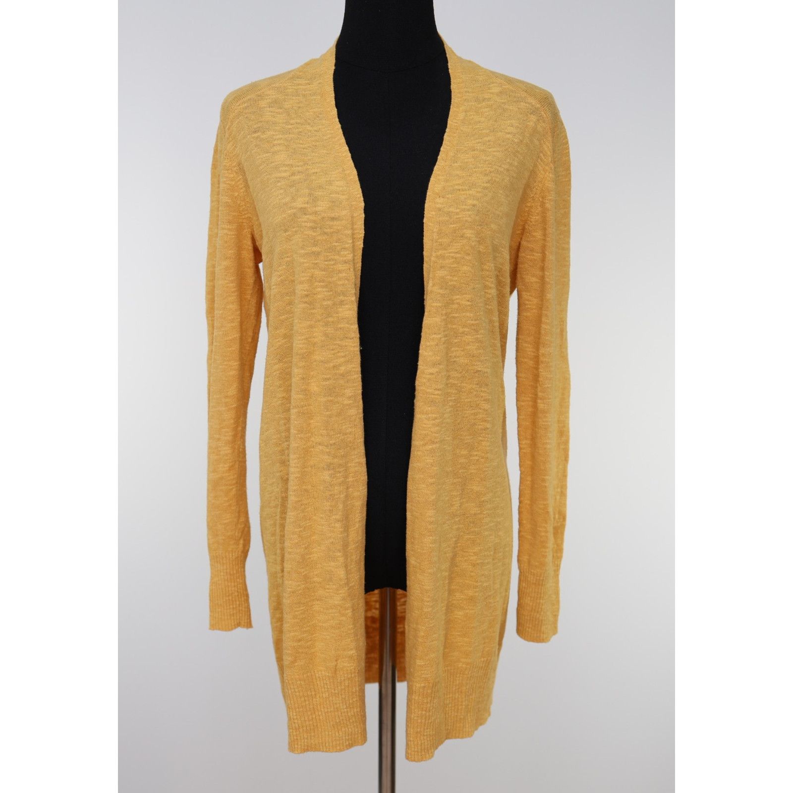 Eileen Fisher EILEEN FISHER Cotton Linen Open Front Long Cardigan Sz PS Size S / US 4 / IT 40 - 2 Thumbnail