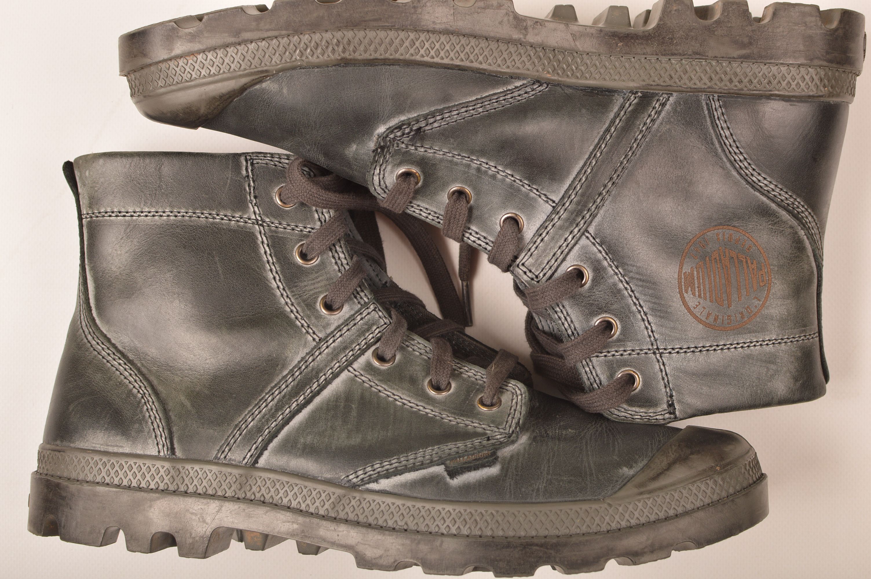 Palladium Palladium Pallabrouse Leather Combat Boots Size US 11.5 / EU 44-45 - 5 Thumbnail