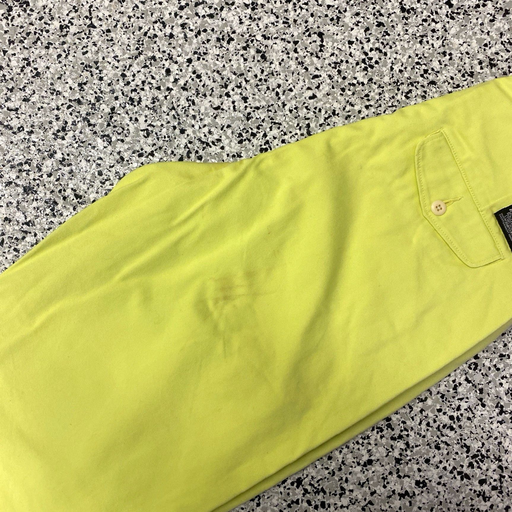 Levi's Levi's Strauss Loose Chinos Pants Mens Sunny Lime 33x31 Green Cotton Blend Regular Wide-Leg Casual Vintage No 90s? Size US 33 - 6 Thumbnail