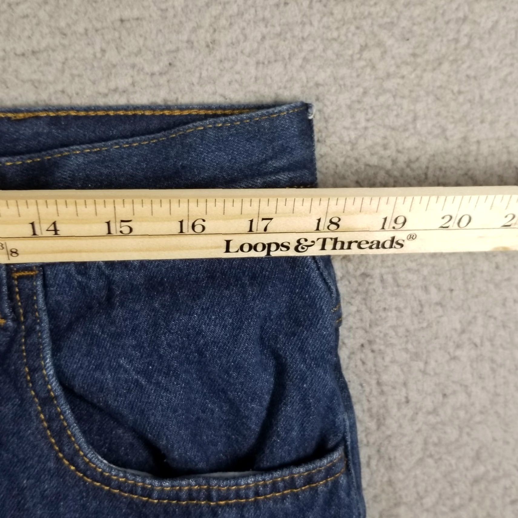 Vintage KEY Jeans Men’s Size 34X32 Fleece Lined Insulated Denim Blue Work Pants Size US 34 / EU 50 - 4 Thumbnail