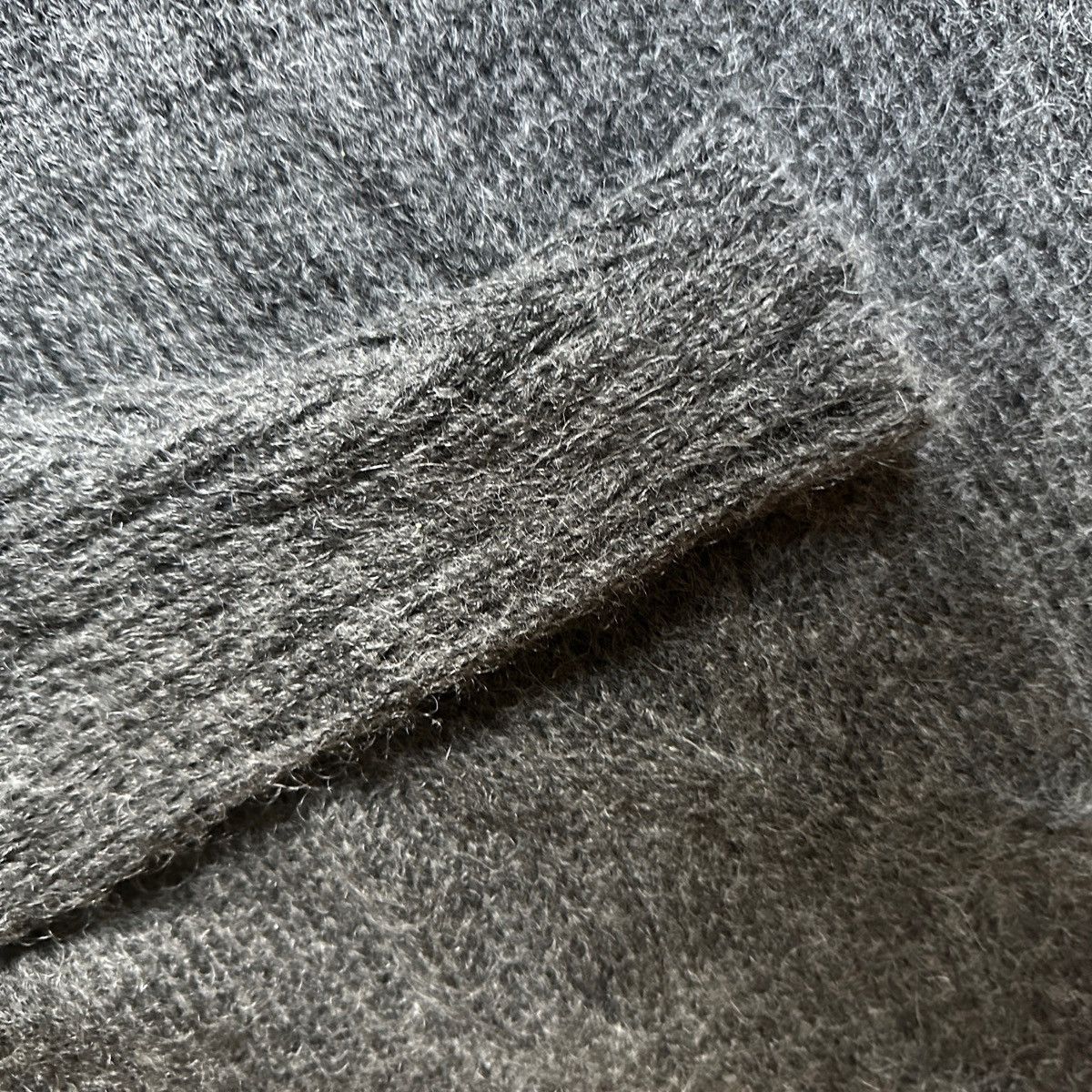 Other Tupertu Italy Gray Mohair Wool Blend Batwing Sweater Poncho Size ONE SIZE - 6 Thumbnail