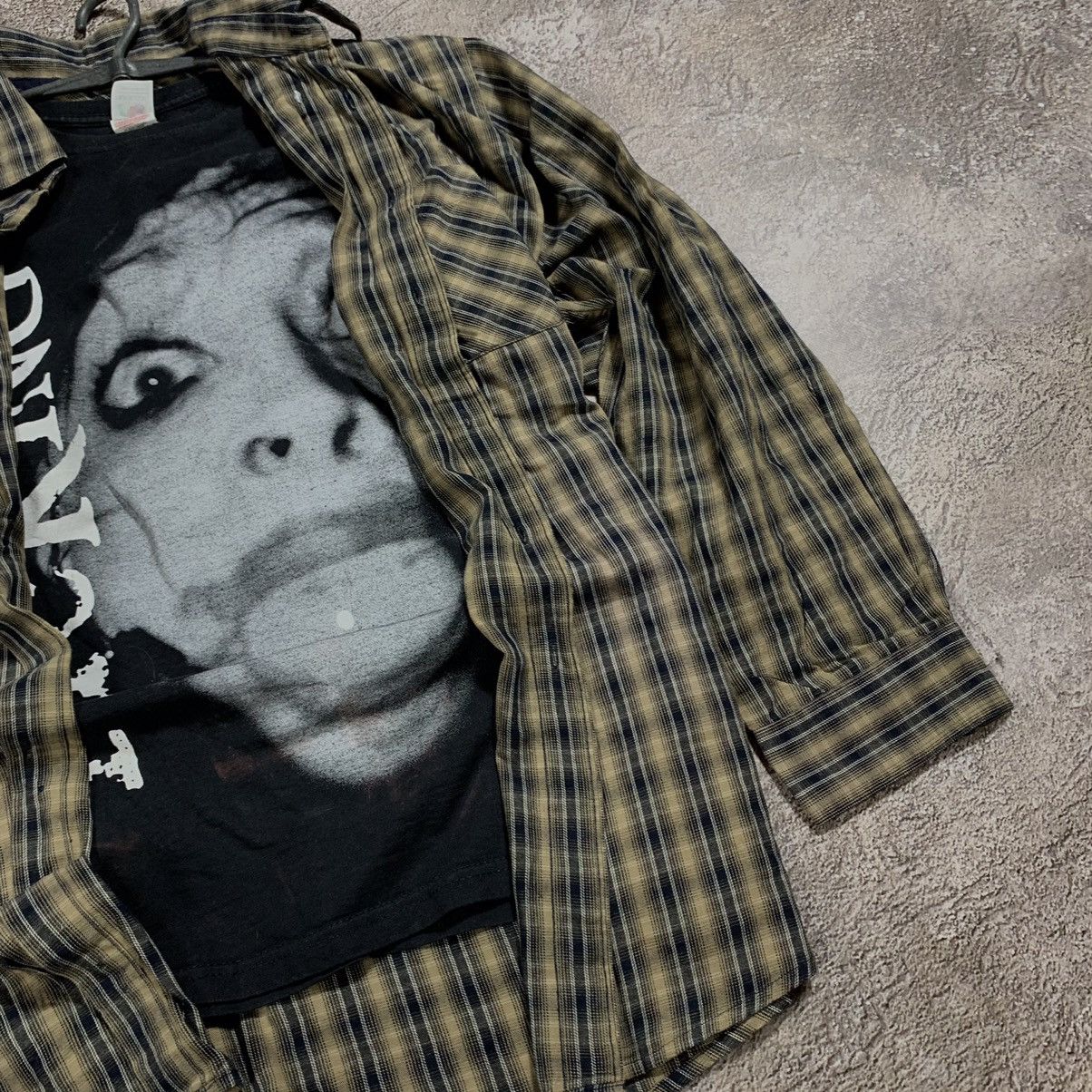 Flannel vintage flannel plaid shirt checkered streetwear 90s Y2K Size US XXL / EU 58 / 5 - 4 Thumbnail
